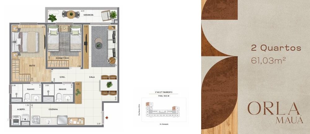 Apartamento, 1 quarto, 33 m² - Foto 3