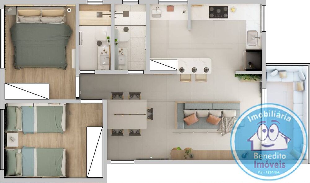 Apartamento, 2 quartos - Foto 4