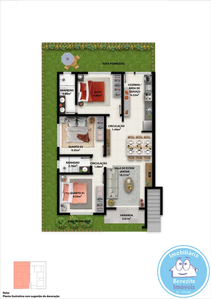 Apartamento, 3 quartos, 77 m² - Foto 8