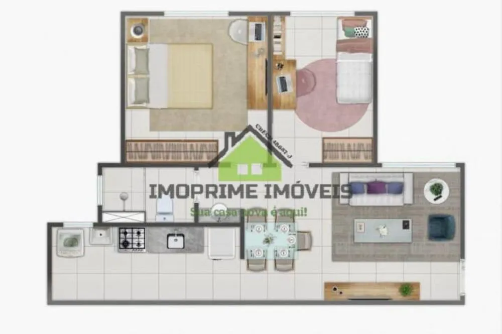 Apartamento, 2 quartos, 40 m² - Foto 5
