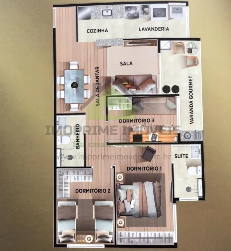 Apartamento, 3 quartos, 66 m² - Foto 14