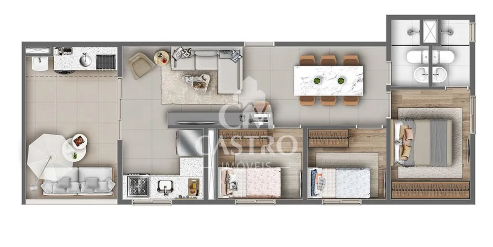 Cobertura, 1 quarto, 38 m² - Foto 11