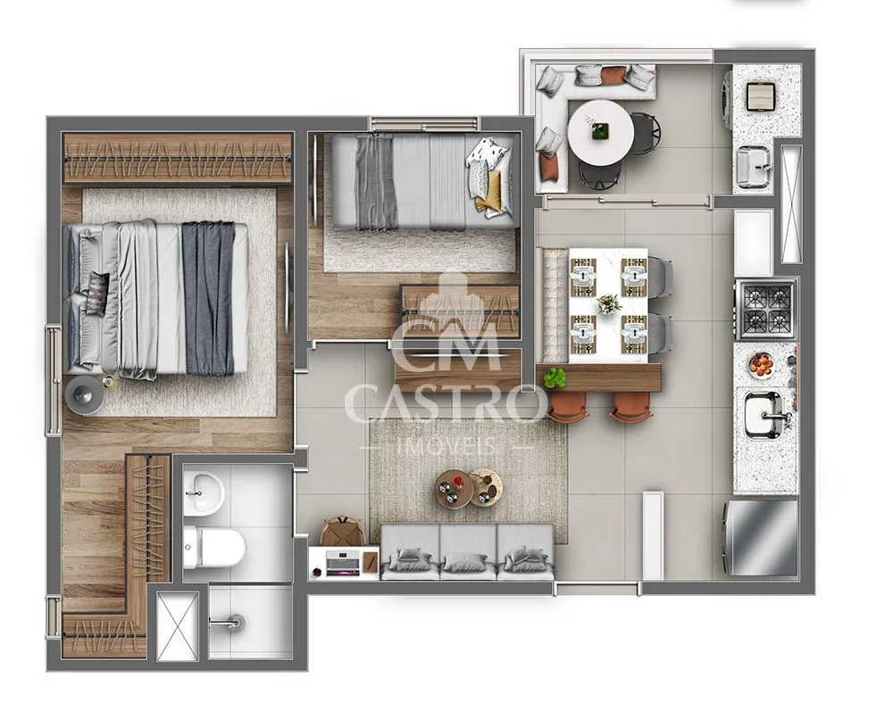 Cobertura, 1 quarto, 38 m² - Foto 10
