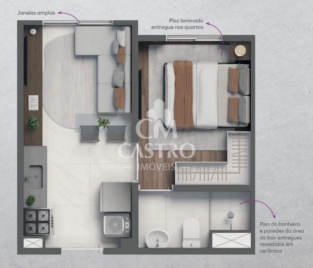 Apartamento, 1 quarto, 24 m² - Foto 5