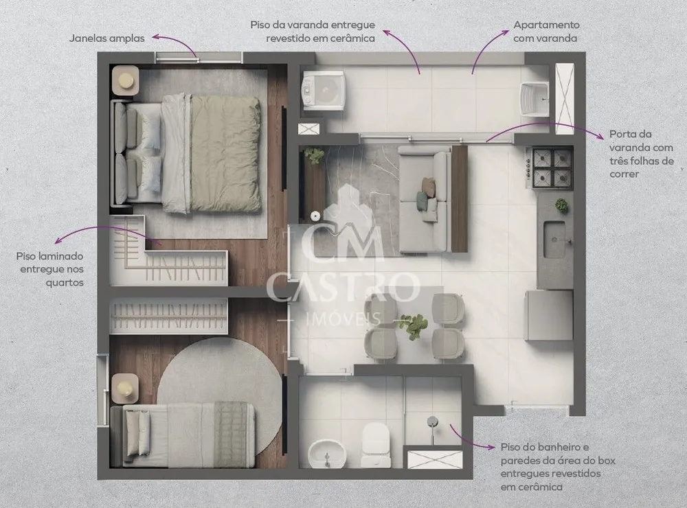 Apartamento, 1 quarto, 24 m² - Foto 4