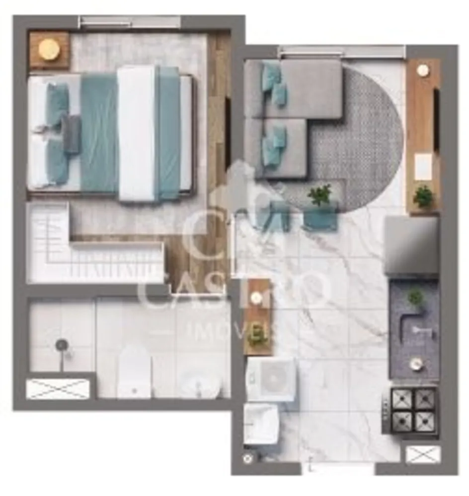 Apartamento, 1 quarto, 24 m² - Foto 8
