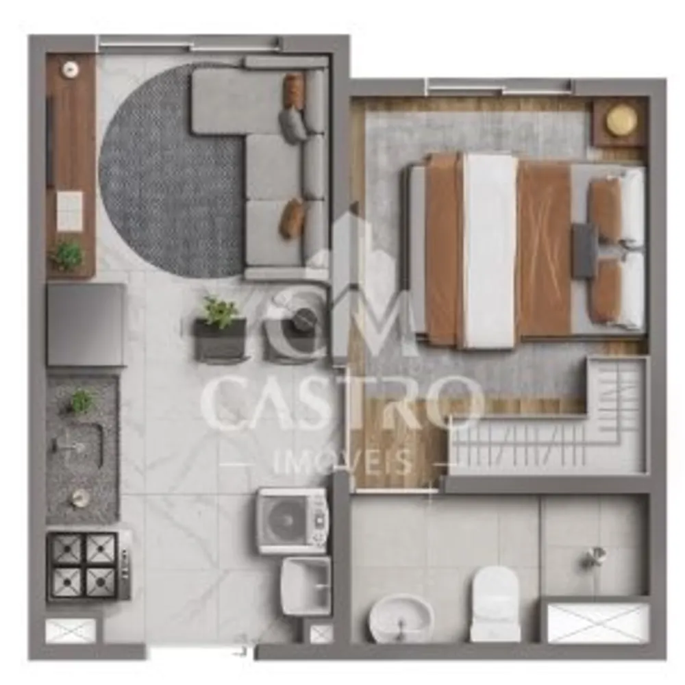 Apartamento, 1 quarto, 24 m² - Foto 7