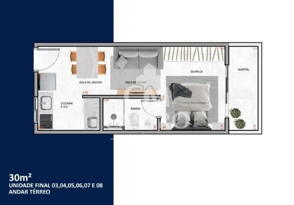 Apartamento, 1 quarto, 27 m² - Foto 11