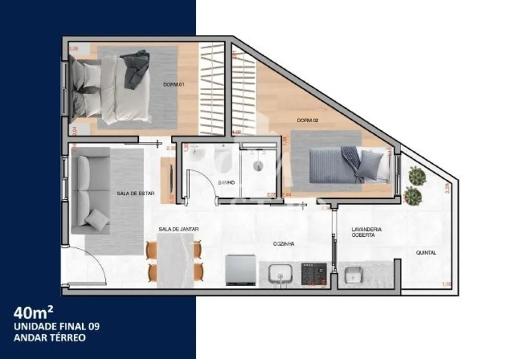 Apartamento, 1 quarto, 27 m² - Foto 4