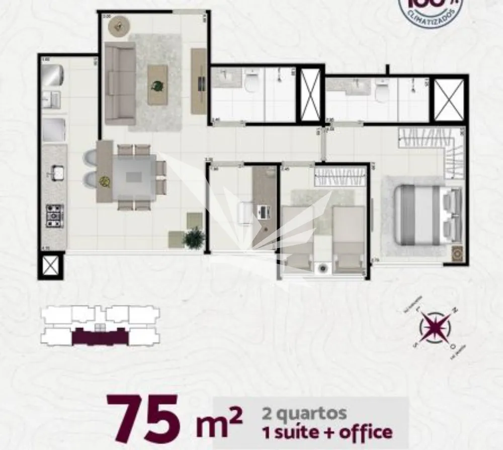 Apartamento, 2 quartos, 66 m² - Foto 10