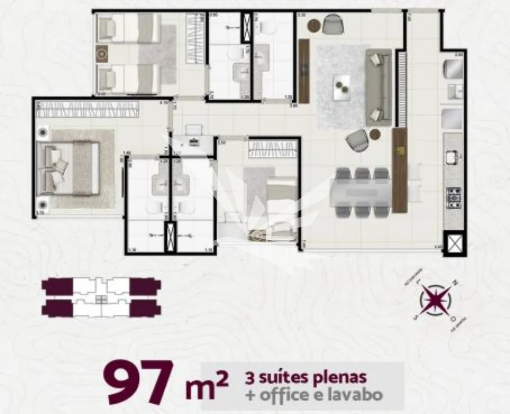 Apartamento, 2 quartos, 66 m² - Foto 11