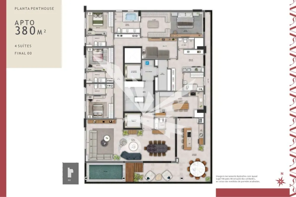 Apartamento, 3 quartos, 152 m² - Foto 33