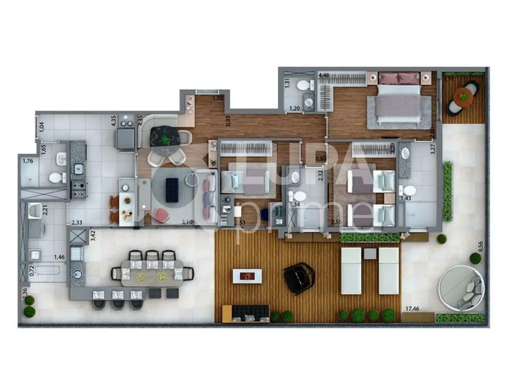Apartamento, 3 quartos, 159 m² - Foto 7
