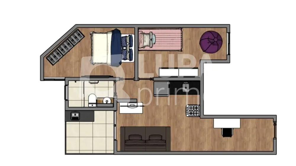 Casa, 1 quarto, 34 m² - Foto 10
