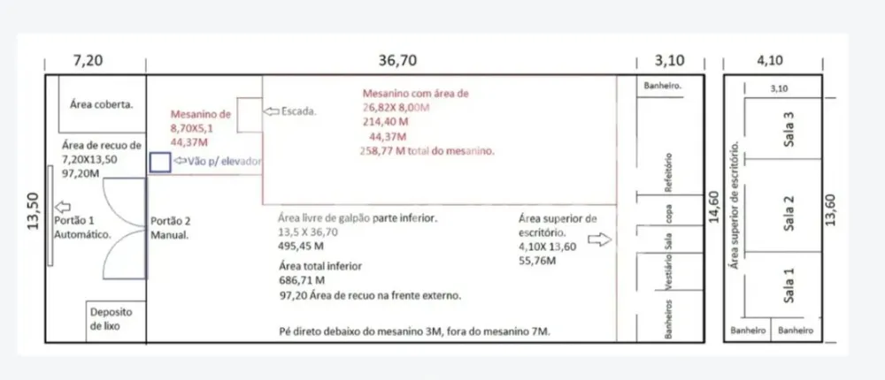Depósito-Galpão, 687 m² - Foto 5