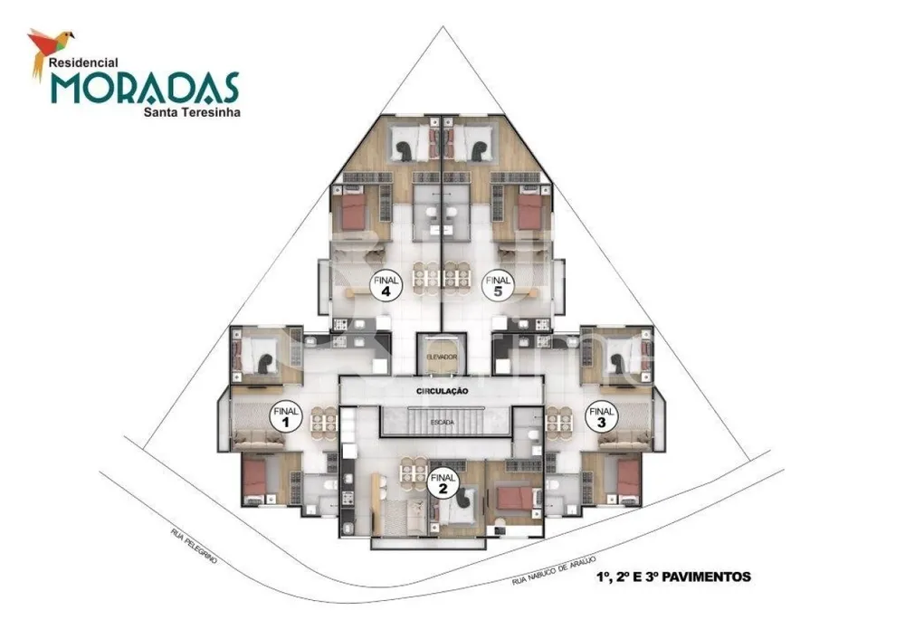 Apartamento, 2 quartos, 48 m² - Foto 2