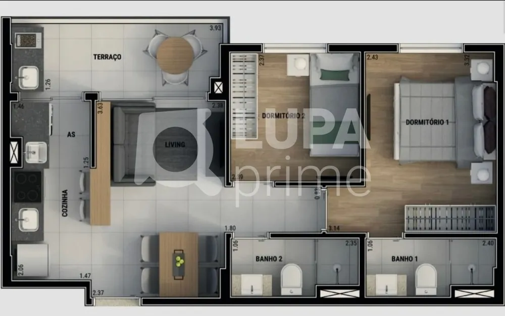 Apartamento, 1 quarto, 26 m² - Foto 12