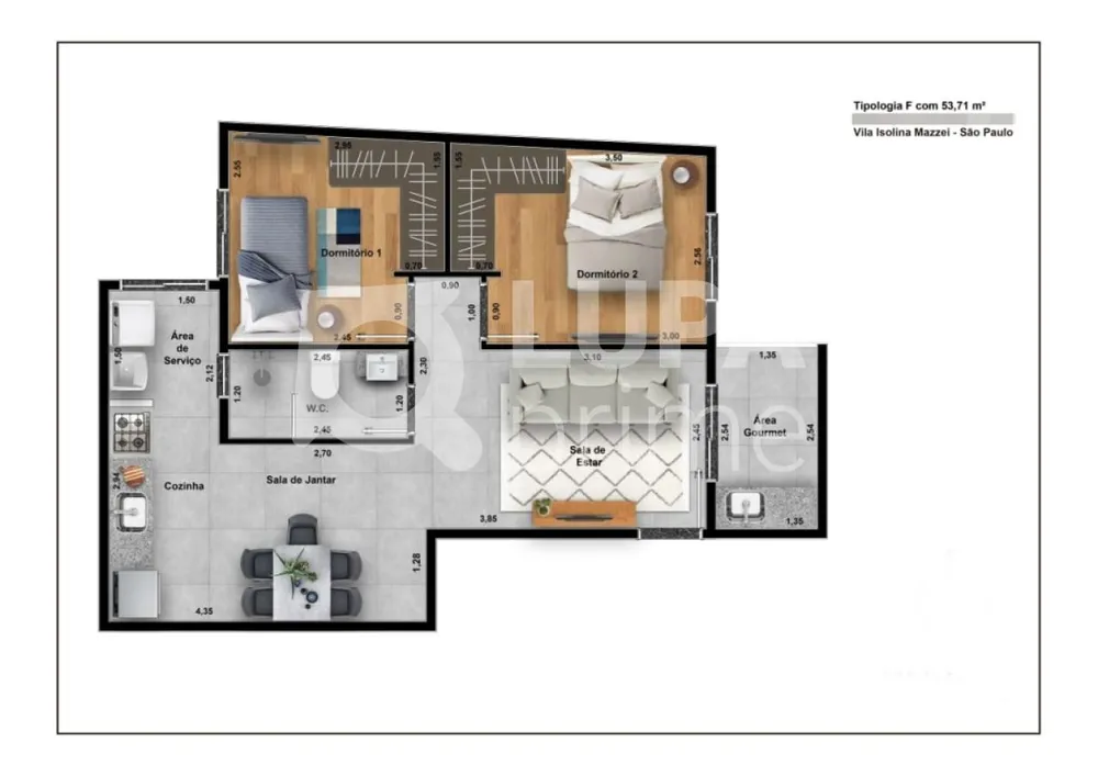 Casa de Condomínio, 2 quartos - Foto 4