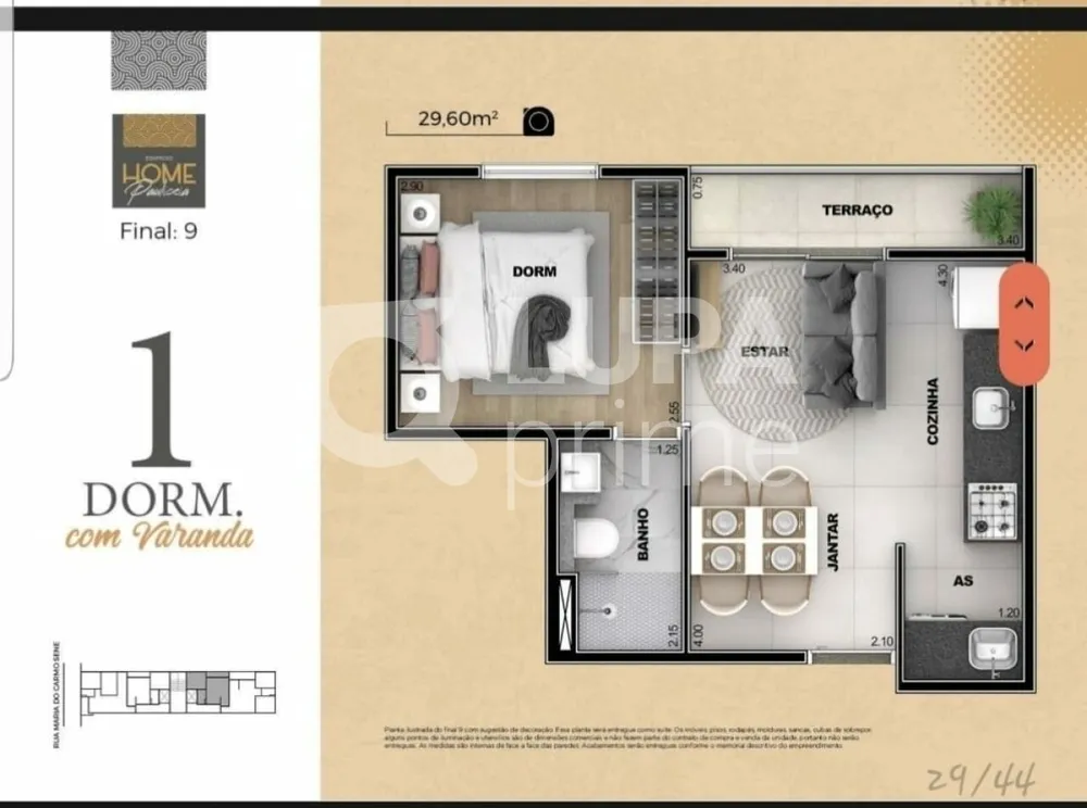 Apartamento, 1 quarto, 30 m² - Foto 11
