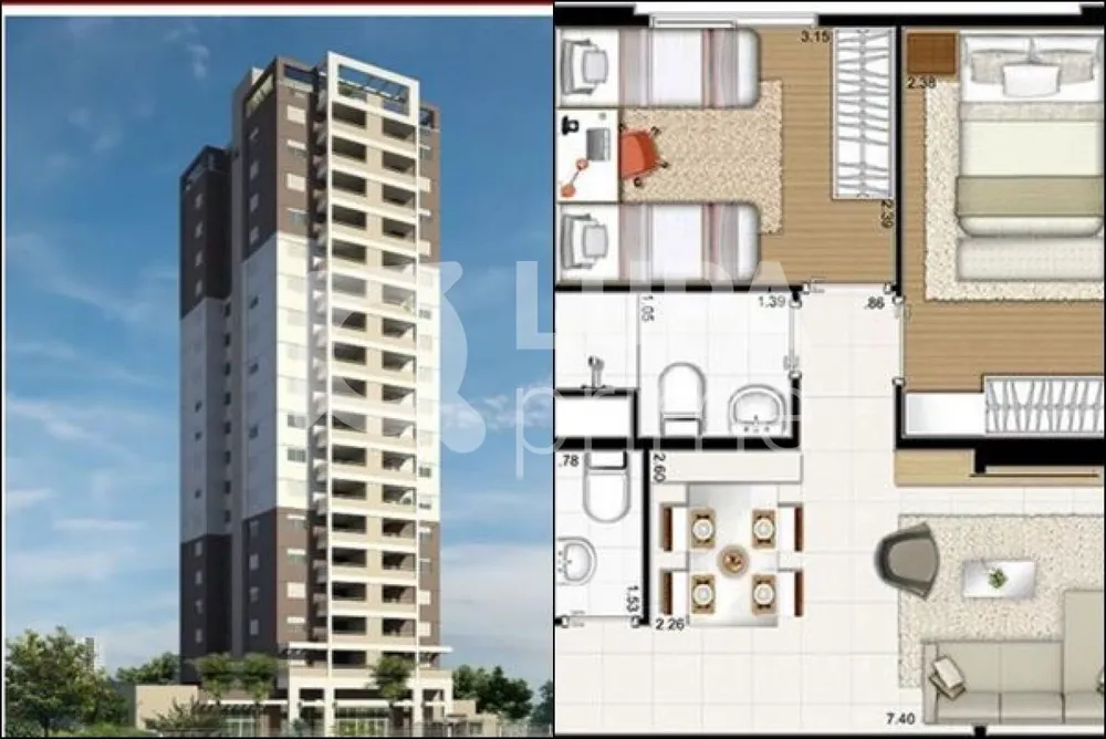 Apartamento, 2 quartos, 55 m² - Foto 2