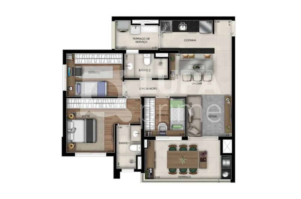 Apartamento, 3 quartos, 83 m² - Foto 7