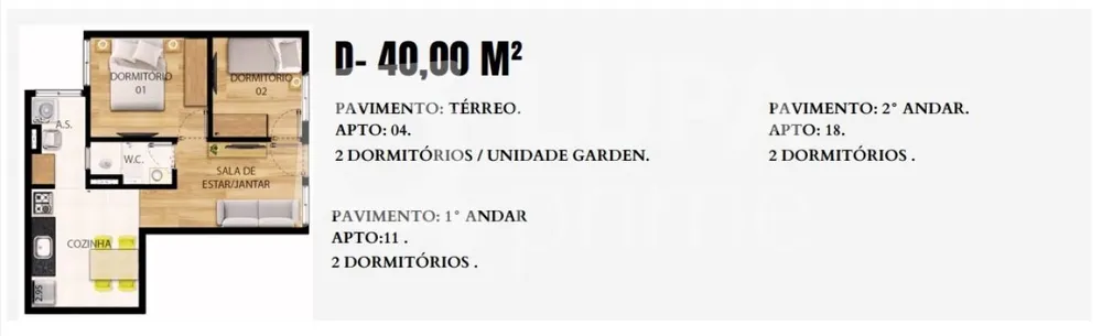 Apartamento, 2 quartos, 40 m² - Foto 5