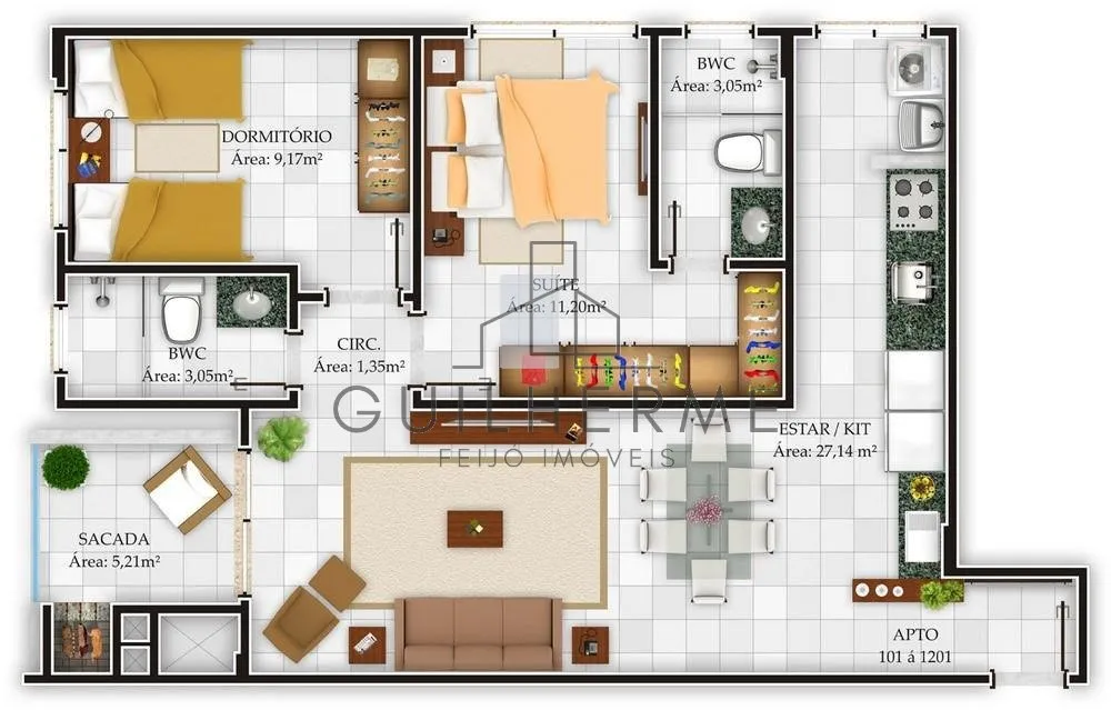 Apartamento, 2 quartos, 79 m² - Foto 5