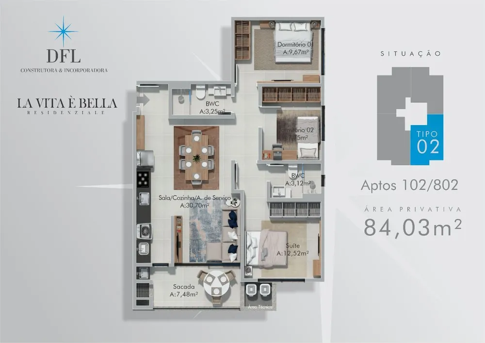Apartamento, 3 quartos, 88 m² - Foto 14