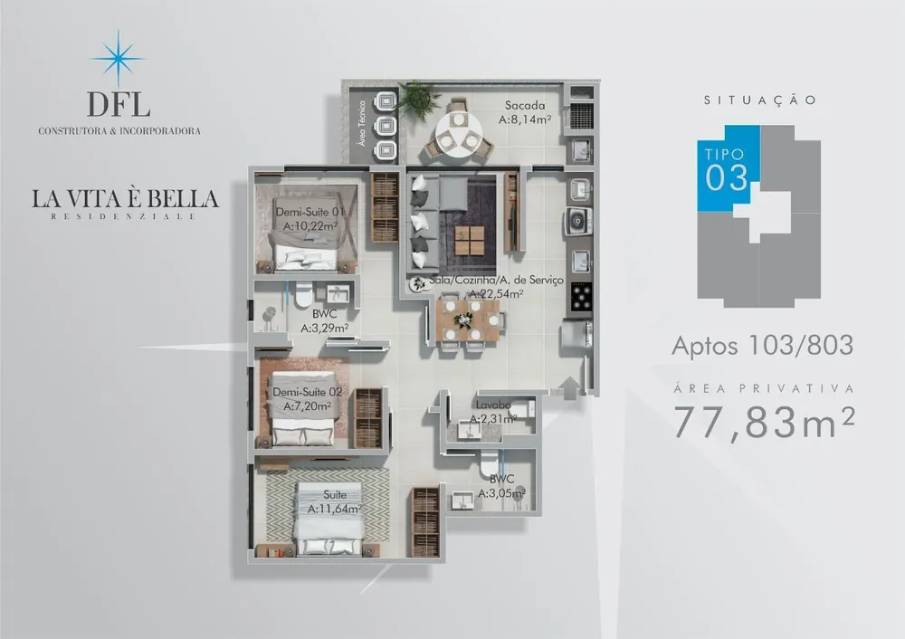 Apartamento, 3 quartos, 88 m² - Foto 16