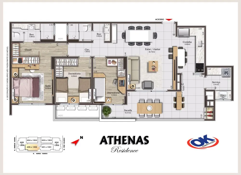 Apartamento, 3 quartos, 104 m² - Foto 9