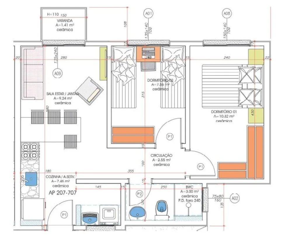 Apartamento, 2 quartos, 48 m² - Foto 16