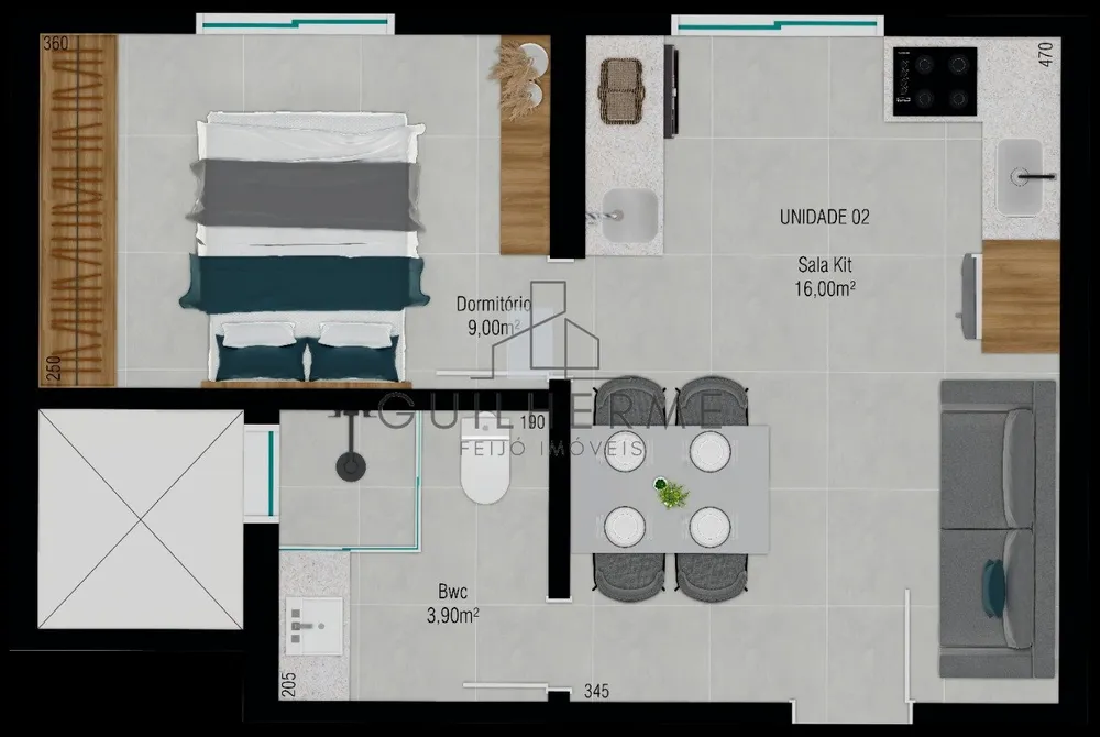Apartamento, 1 quarto, 33 m² - Foto 10