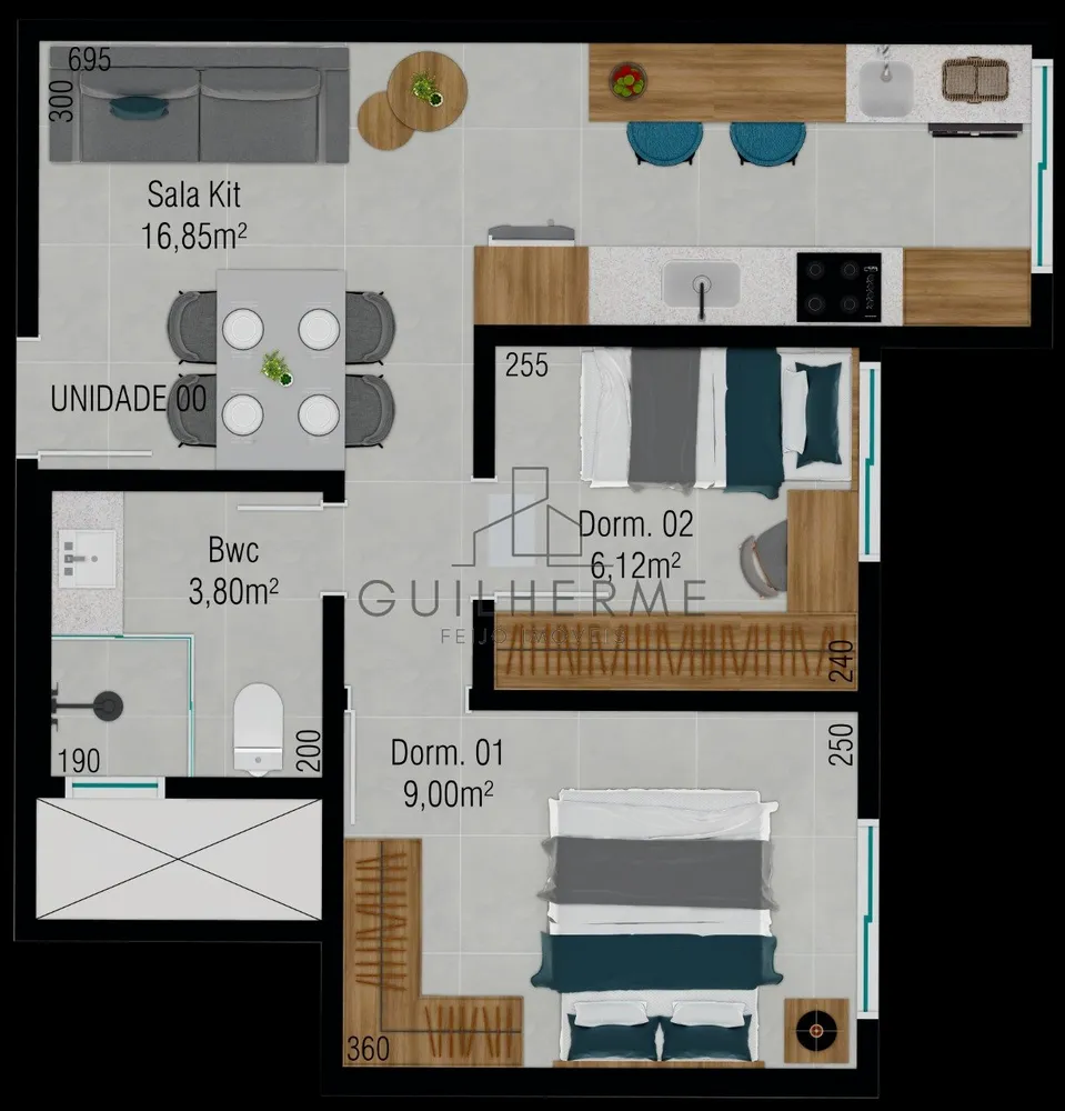 Apartamento, 1 quarto, 33 m² - Foto 7