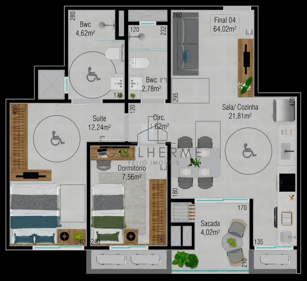 Apartamento, 2 quartos, 62 m² - Foto 15