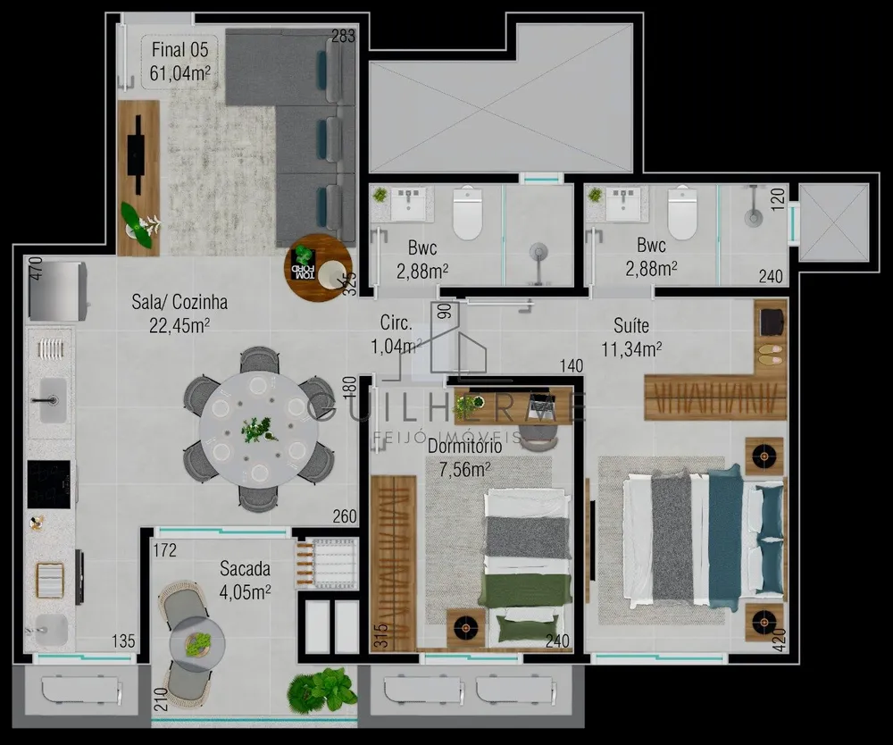 Apartamento, 2 quartos, 62 m² - Foto 16