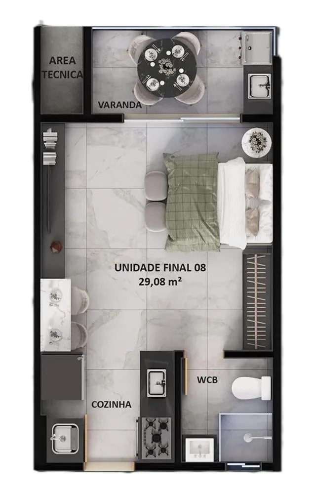 Apartamento, 3 quartos, 77 m² - Foto 4