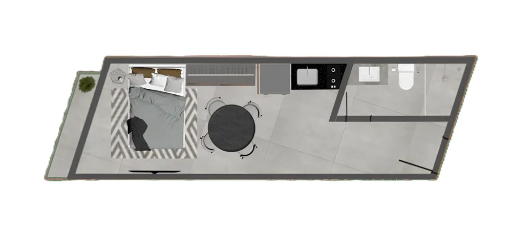 Apartamento, 2 quartos, 44 m² - Foto 2
