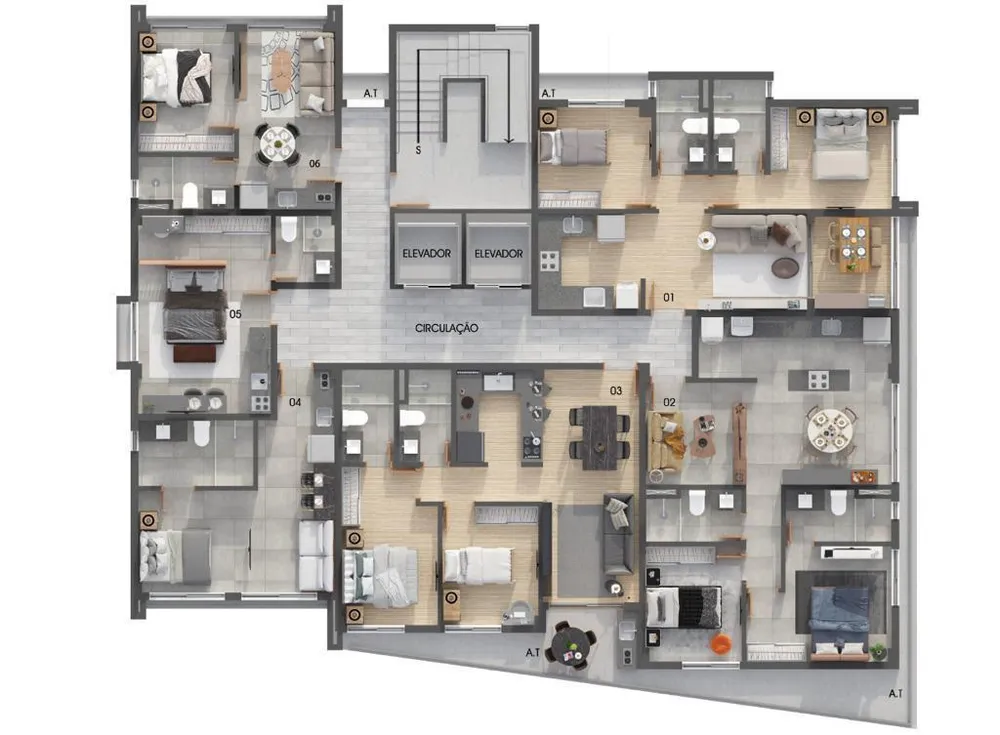 Apartamento, 1 quarto, 29 m² - Foto 3