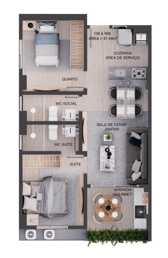 Casa, 2 quartos, 114 m² - Foto 5