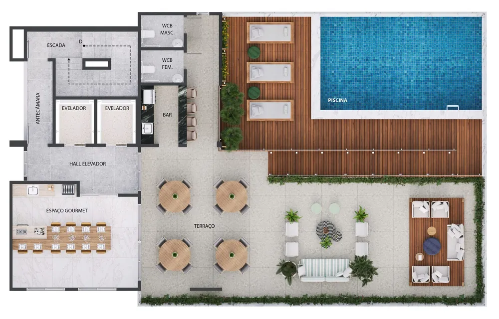 Apartamento, 1 quarto, 29 m² - Foto 2