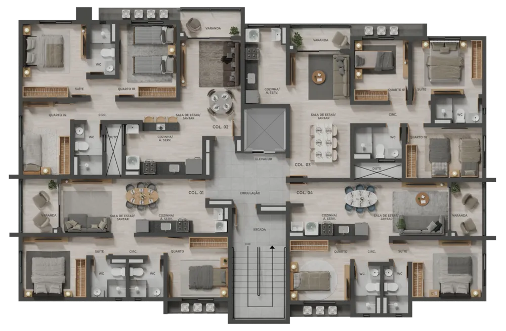 Casa, 3 quartos, 114 m² - Foto 2