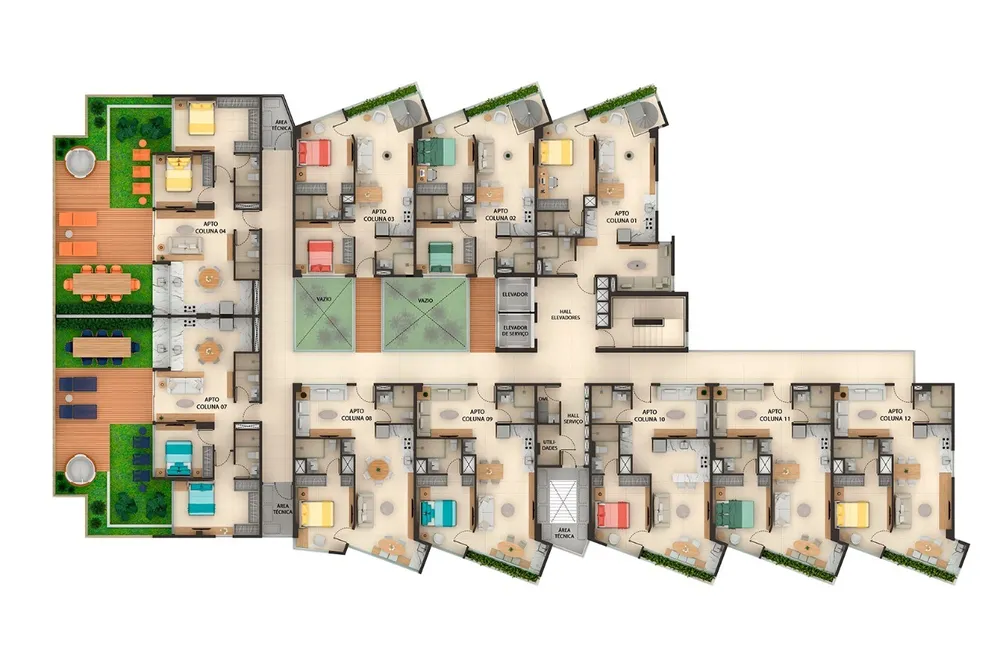 Cobertura, 1 quarto, 125 m² - Foto 3