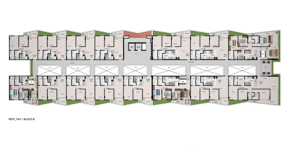 Cobertura, 3 quartos, 104 m² - Foto 2