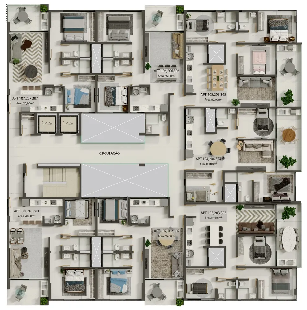 Apartamento, 2 quartos, 70 m² - Foto 4