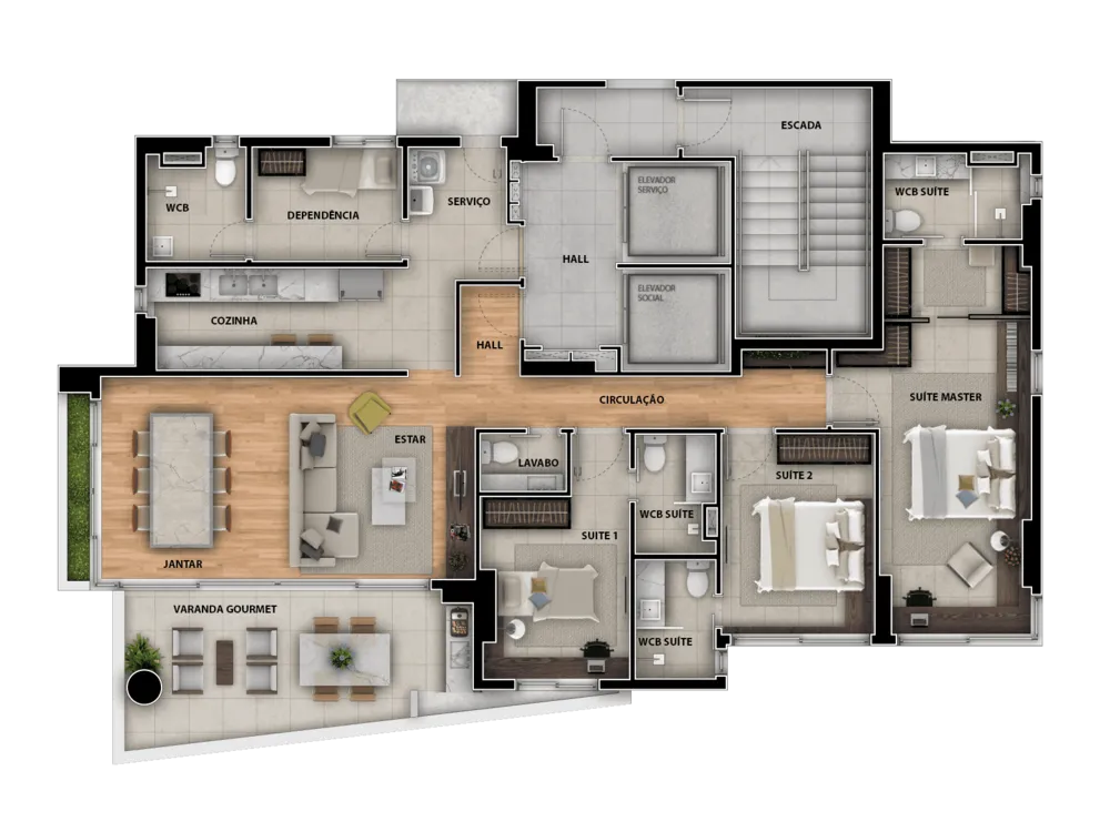 Apartamento, 3 quartos, 145 m² - Foto 7