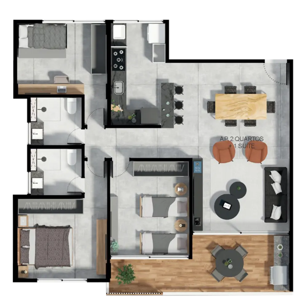 Apartamento, 3 quartos, 95 m² - Foto 4
