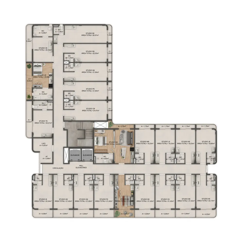 Casa, 1 quarto, 33 m² - Foto 7