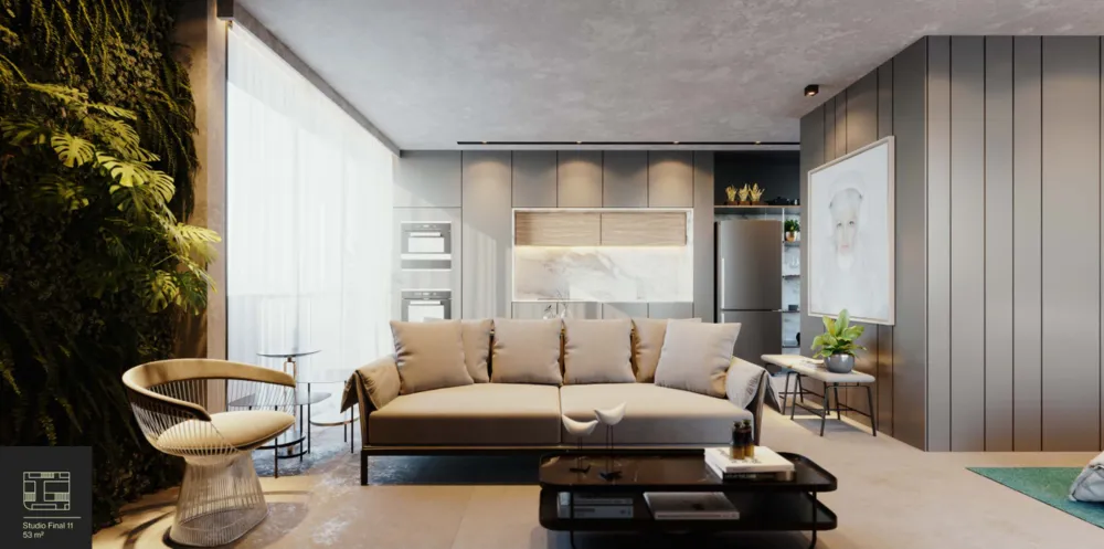 Casa, 1 quarto, 54 m² - Foto 1