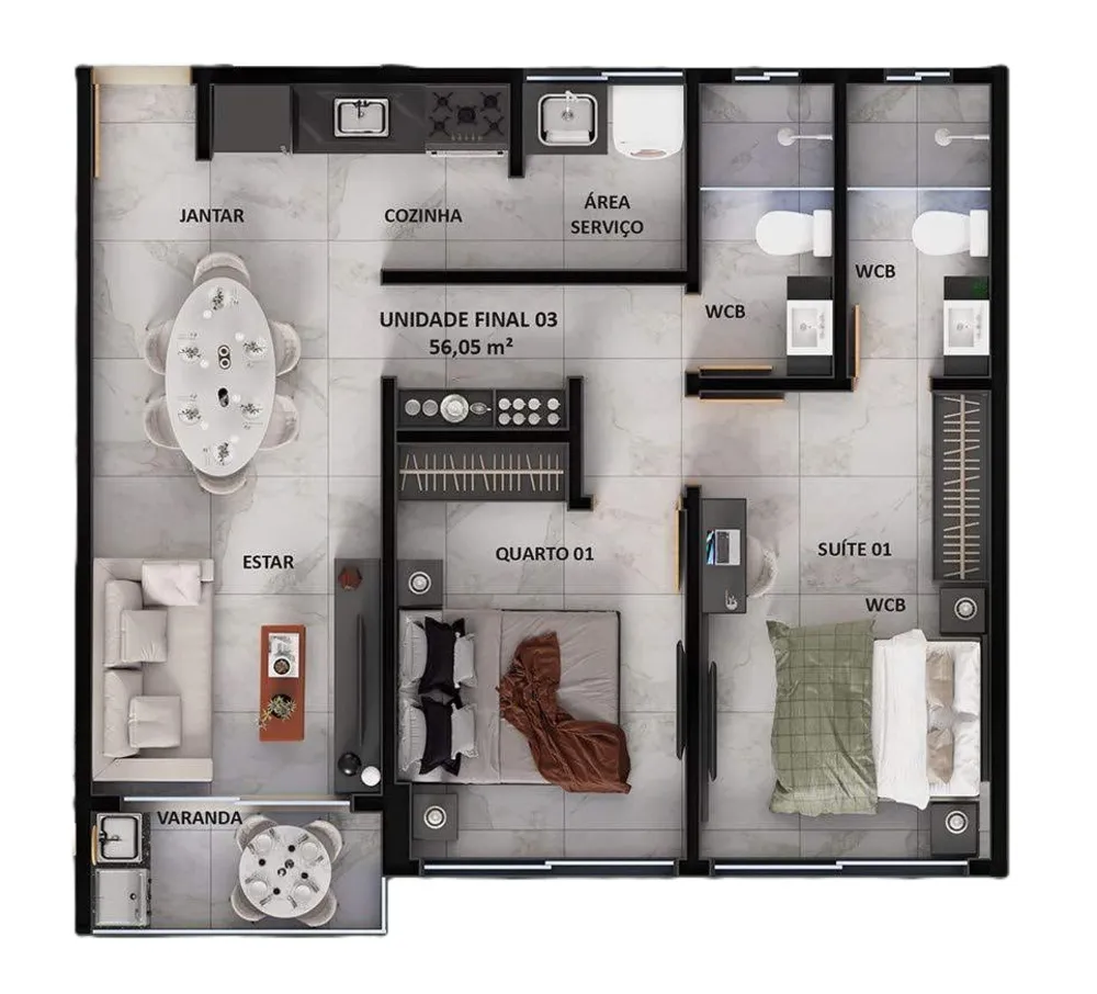 Apartamento, 1 quarto, 28 m² - Foto 6