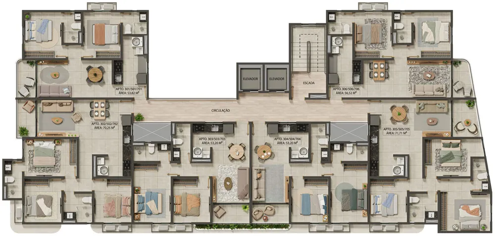 Casa, 3 quartos, 53 m² - Foto 2